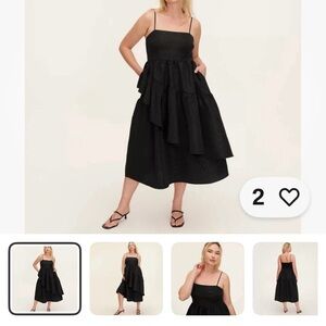 NWT Kate Spade Elegant Black Sleeveless Dress Size Medium